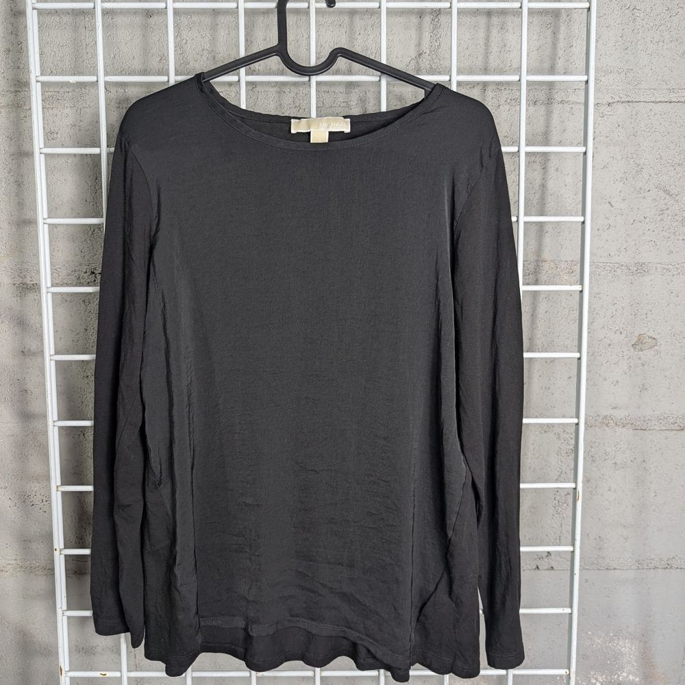 MICHAEL Michael Kors Charcoal Long Sleeve Top